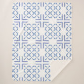 Couverture Sherpa Arrière - plan Abstrait Aquarelle 4 (Devant)