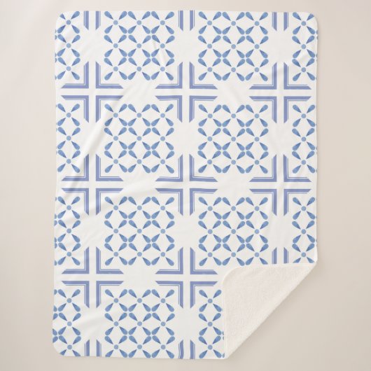 Couverture Sherpa Arrière - plan Abstrait Aquarelle 4 (Devant)