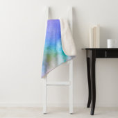 Couverture Sherpa Arrière - plan art aquarelle abstraite (En situation)