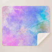 Couverture Sherpa Arrière - plan art aquarelle abstraite (Devant (Horizontal))