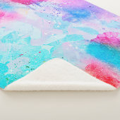 Couverture Sherpa Arrière - plan art aquarelle abstraite (3/4)