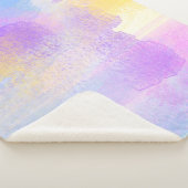 Couverture Sherpa Arrière - plan art aquarelle abstraite (3/4)