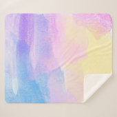 Couverture Sherpa Arrière - plan art aquarelle abstraite (Devant (Horizontal))