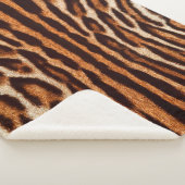 Couverture Sherpa arrière - plan de fourrure de félin (3/4)