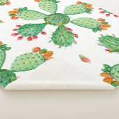 Couverture Sherpa Arrière - plan de jeu de cactus transparent en aqu (3/4)