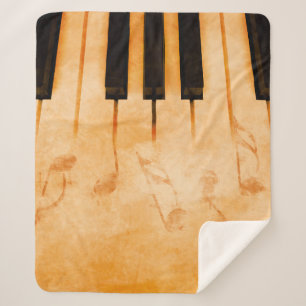 Couverture Sherpa arrière - plan de musique Abstraite - Clavier et m