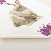 Couverture Sherpa Arrière - plan de Pâques Bunny (3/4)