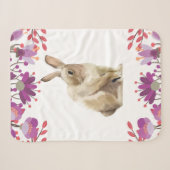 Couverture Sherpa Arrière - plan de Pâques Bunny (Devant (Horizontal))