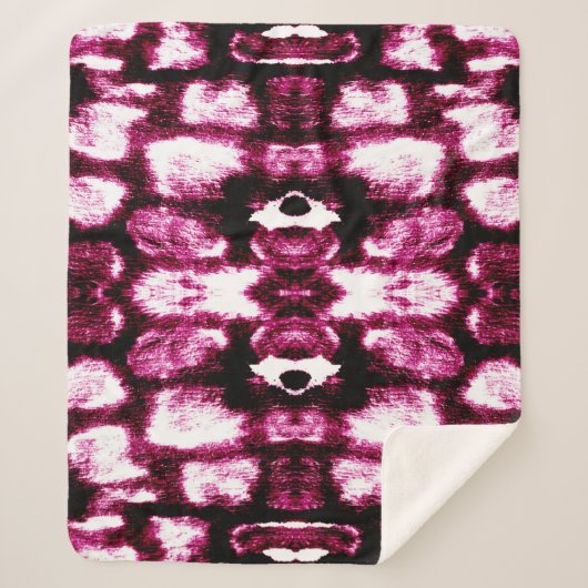 Couverture Sherpa Arrière - plan de peinture couleur. Aquarelle Art. (Devant)