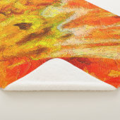 Couverture Sherpa arrière - plan de texture grunge Abstrait. Peintur (3/4)