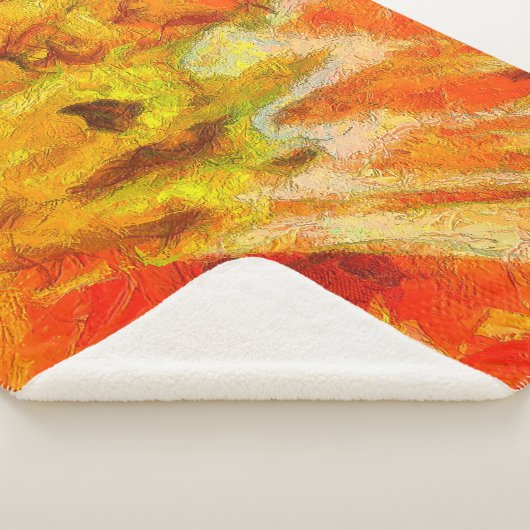 Couverture Sherpa arrière - plan de texture grunge Abstrait. Peintur (3/4)