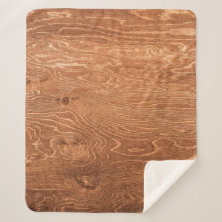 Couverture Sherpa Arrière-plan en bois foncé, texture, table, bac