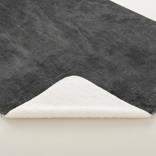 Couverture Sherpa Arrière - plan en cuir texture (3/4)