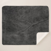 Couverture Sherpa Arrière - plan en cuir texture (Devant (Horizontal))