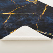 Couverture Sherpa Arrière - plan en marbre bleu, sla en marbre itali (3/4)