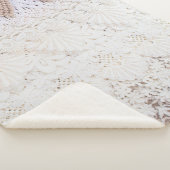 Couverture Sherpa Arrière - plan et texture dentelle (3/4)