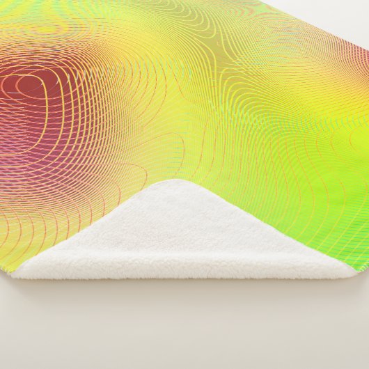 Couverture Sherpa arrière - plan flou abstrait. pat graphique multic (3/4)