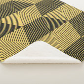 Couverture Sherpa Arrière - plan géométrique Abstrait. maillage hexa (3/4)