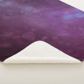 Couverture Sherpa arrière - plan motif Abstrait violet (3/4)