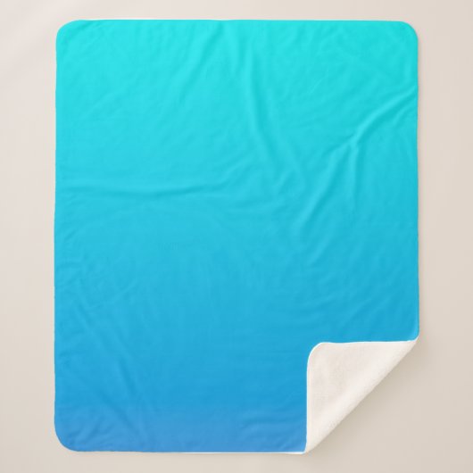 Couverture Sherpa Arrière - plan Ombre bleu (Devant)