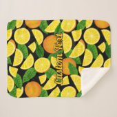 Couverture Sherpa Arrière - plan orange (Devant (Horizontal))