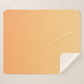 Couverture Sherpa Arrière - plan orange et jaune (Devant (Horizontal))