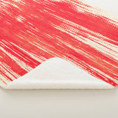 Couverture Sherpa arrière - plan rouge Abstrait de l'aquarelle (3/4)