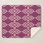 Couverture Sherpa Arrière - plan sans joint sud-est asiatique rétro  (Devant (Horizontal))