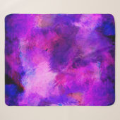 Couverture Sherpa Arrière - plan texture modèle violet (Devant (Horizontal))