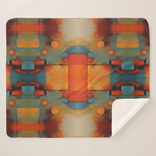 Couverture Sherpa art Abstrait (Devant (Horizontal))