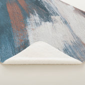 Couverture Sherpa Art Abstrait : Brush Strokes Versatile. (3/4)