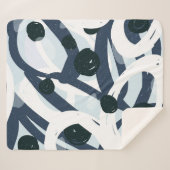 Couverture Sherpa Art Abstrait : Illustration de peinture transparen (Devant (Horizontal))