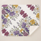 Couverture Sherpa Art botanique (Devant (Horizontal))