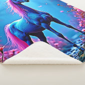 Couverture Sherpa Art de licorne de fantasy mystique (3/4)