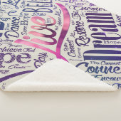 Couverture Sherpa Art de motivation inspiré de nuage de mot (3/4)