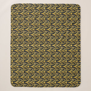 Couverture Sherpa Art Déco : Motif de luxe oriental.