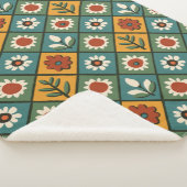 Couverture Sherpa Art Floral Africain (3/4)