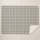 Couverture Sherpa Art géométrique diamant (Devant (Horizontal))
