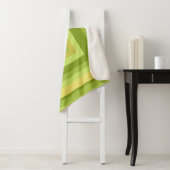 Couverture Sherpa Art géométrique moderne Abstrait (En situation)