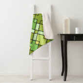 Couverture Sherpa Art géométrique moderne Abstrait (En situation)