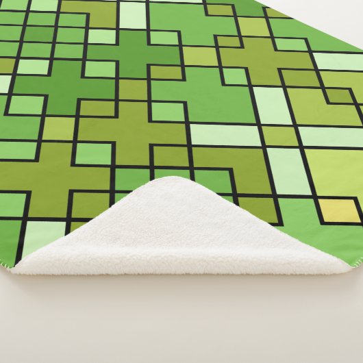 Couverture Sherpa Art géométrique moderne Abstrait (3/4)