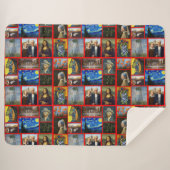 Couverture Sherpa Art Masterpieces, Red (Devant (Horizontal))