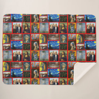 Couverture Sherpa Art Masterpieces, Red