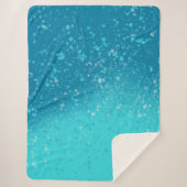 Couverture Sherpa Art minimaliste : Glace brisée (Devant)
