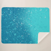 Couverture Sherpa Art minimaliste : Glace brisée (Devant (Horizontal))
