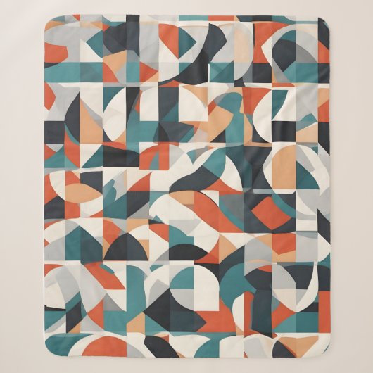 Couverture Sherpa Art moderne abstrait (Devant)