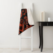 Couverture Sherpa Art Motif nordique scandinave (En situation)