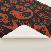 Couverture Sherpa Art Motif nordique scandinave (3/4)