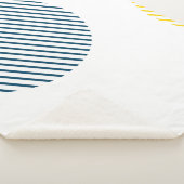 Couverture Sherpa Art urbain abstrait moderne, simple, minimal et te (3/4)