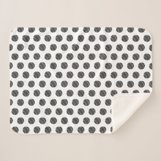 Couverture Sherpa Artisanat d'impression à billes de fils (Devant (Horizontal))